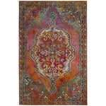 Safavieh Crystal 502 Rug, CRS502 - Orange / Light Blue