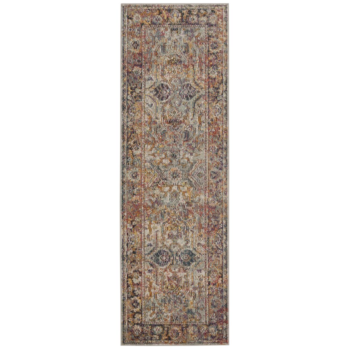 Safavieh Crystal 504 Rug, CRS504 - Light Blue / Orange