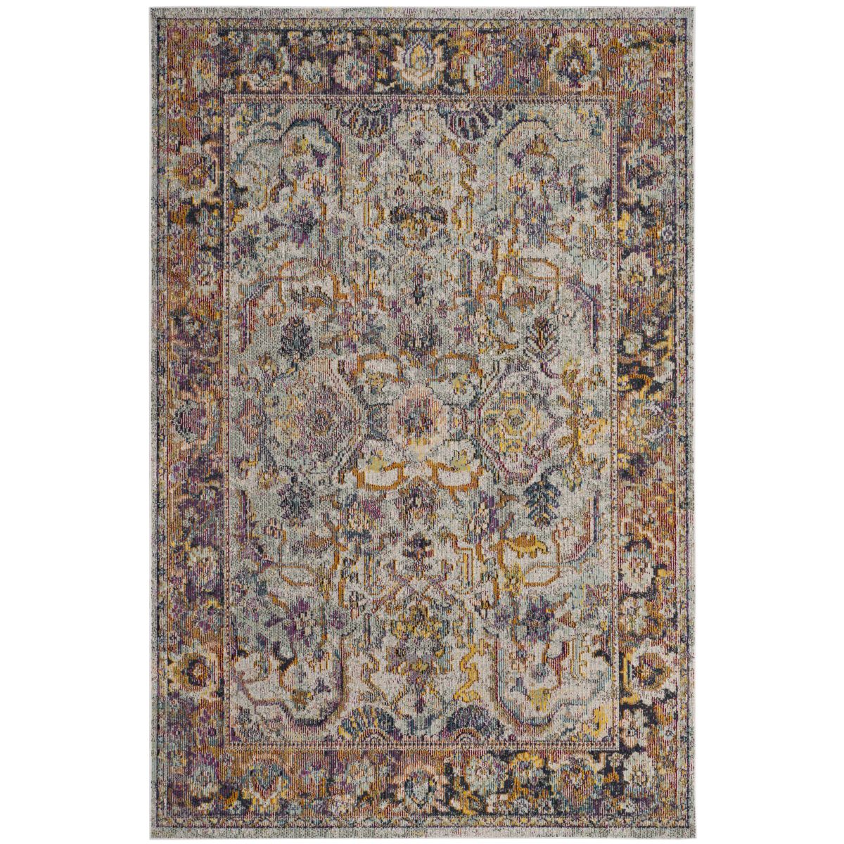 Safavieh Crystal 504 Rug, CRS504 - Light Blue / Orange