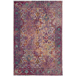 Safavieh Crystal 506 Rug, CRS506 - Light Blue / Fuchsia