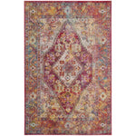 Safavieh Crystal 507 Rug, CRS507 - Light Blue / Fuchsia