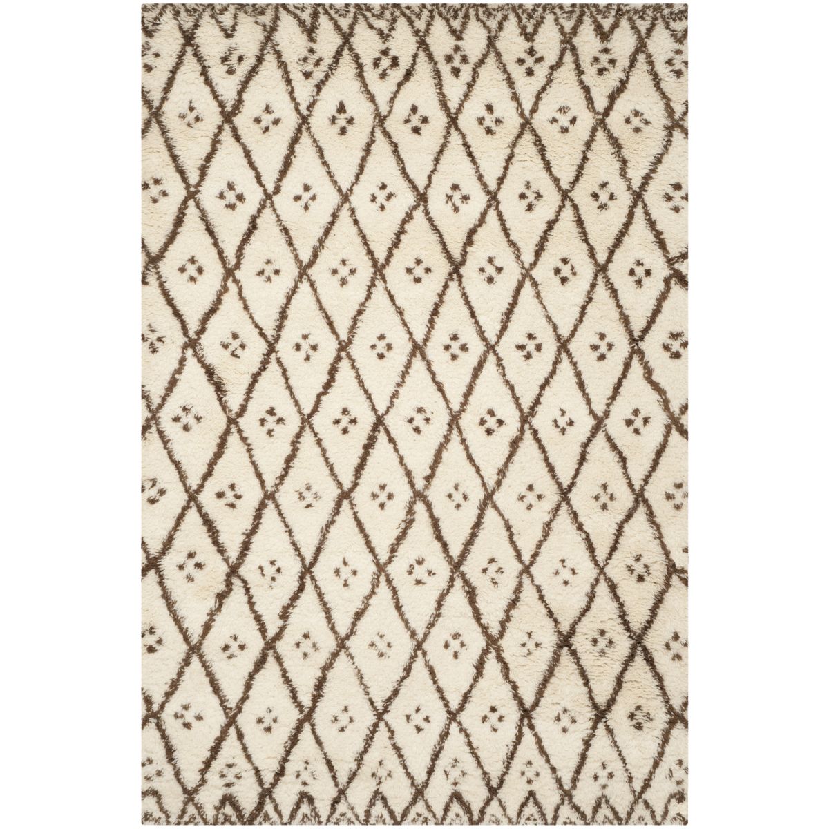 Safavieh Casablanca 839 Rug, CSB839 - Ivory / Dark Brown
