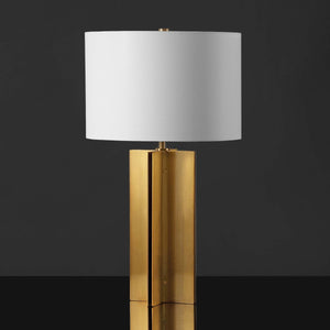 Safavieh Couture Rollins Square Metal Table Lam, CTL1026