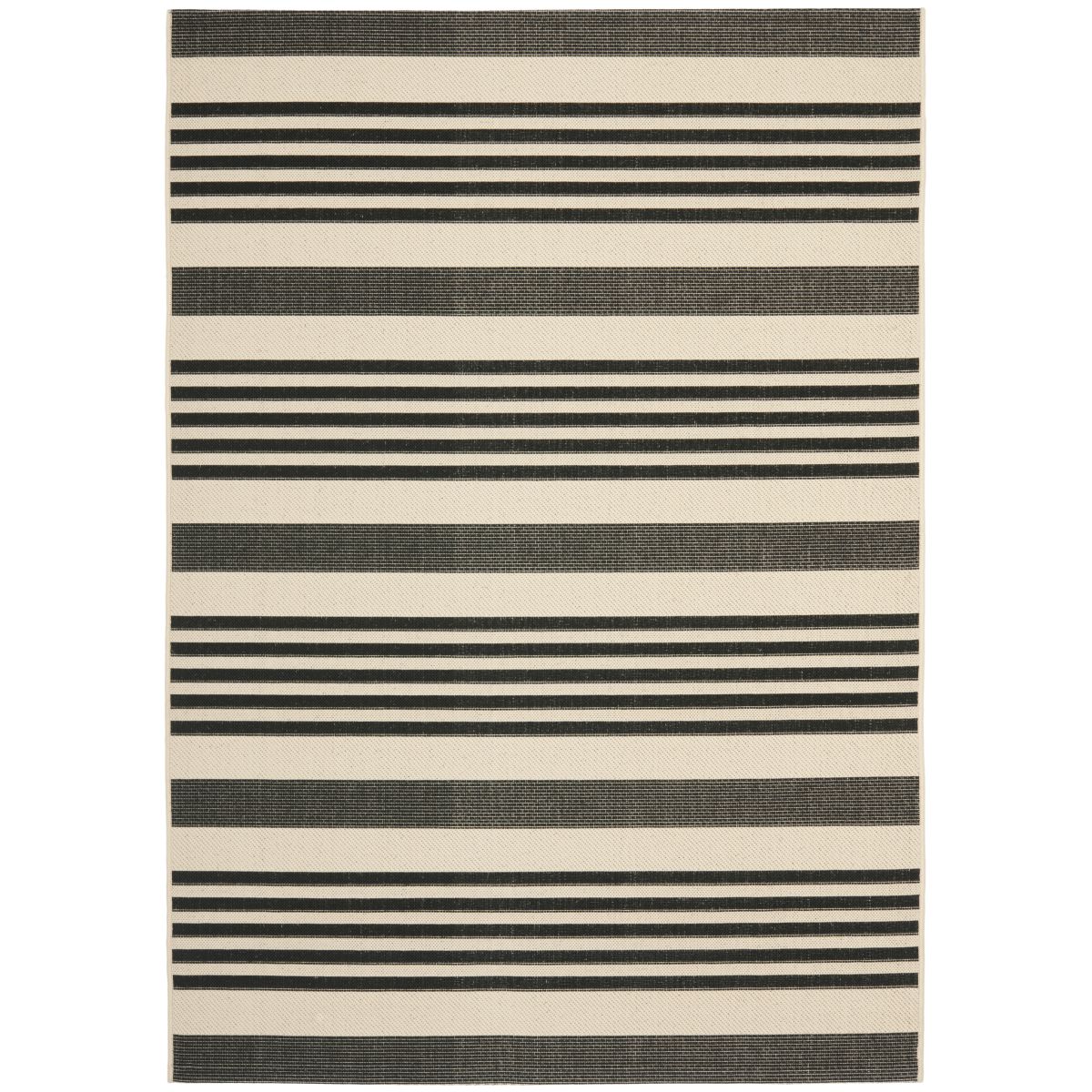Safavieh Courtyard 062 Rug, CY6062 - Black / Bone