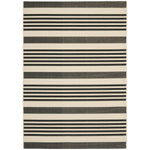 Safavieh Courtyard 062 Rug, CY6062 - Black / Bone