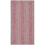 Safavieh Courtyard 736 Rug, CY8736 - LIGHT GREY / FUCHSIA