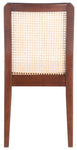Safavieh Benicio Rattan Dining Chair, DCH1005 - Dark Brown/Natural (Set of 2)