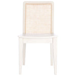 Safavieh Benicio Rattan Dining Chair, DCH1005 - White/Natural (Set of 2)