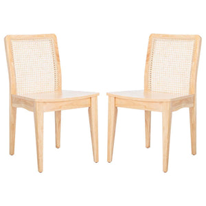 Safavieh Benicio Rattan Dining Chair(Set of 2), DCH1005