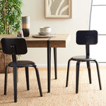 Safavieh Jo Upholstered Stackable Dining Chair , DCH1009 - Black