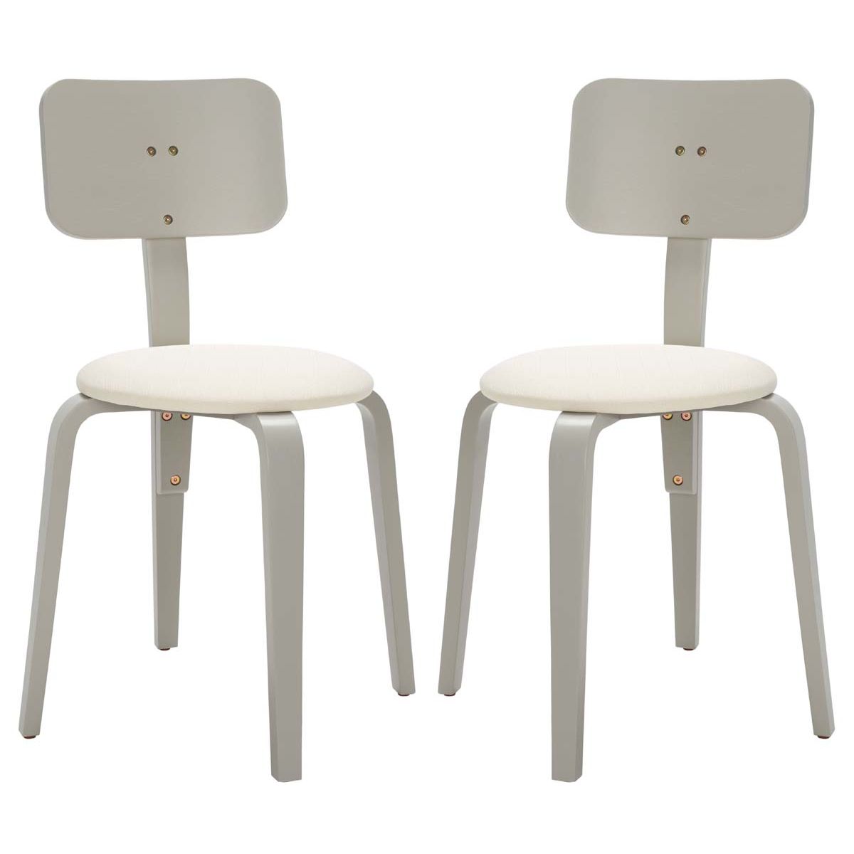 Safavieh Luella Stackable Dining Chair , DCH1010 - Grey / Cream