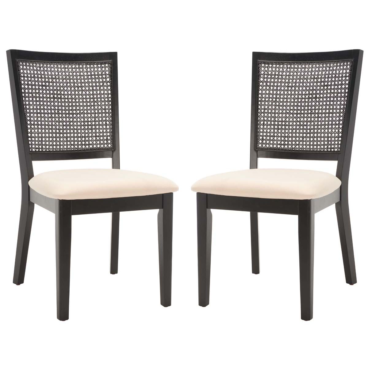 Safavieh Margo Dining Chair (Set of 2) , DCH1012 - Black / White
