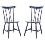 Safavieh Friar Dining Chair  , DCH1401 - Navy (Set of 2)