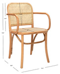 Safavieh Keiko Cane Dining Chair , DCH9503 - Natural