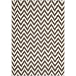 Safavieh Dhurries 557 Rug, DHU557 - Brown / Ivory