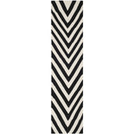 Safavieh Dhurries 568 Rug, DHU568 - Black / Ivory