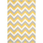 Safavieh Dhurries 640 Rug, DHU640 - Gold / Grey