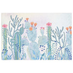 Safavieh Door and Kitchen Mat 376 Rug, DKM376 - Fuchsia / Turquoise