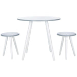 Safavieh Whitman 3 Piece Dining Set , DNS1400 - White/Grey