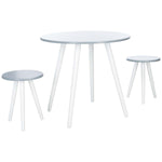 Safavieh Whitman 3 Piece Dining Set , DNS1400 - White/Grey