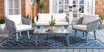 Safavieh Kerson 4Pc Rope Living Set , PAT7519