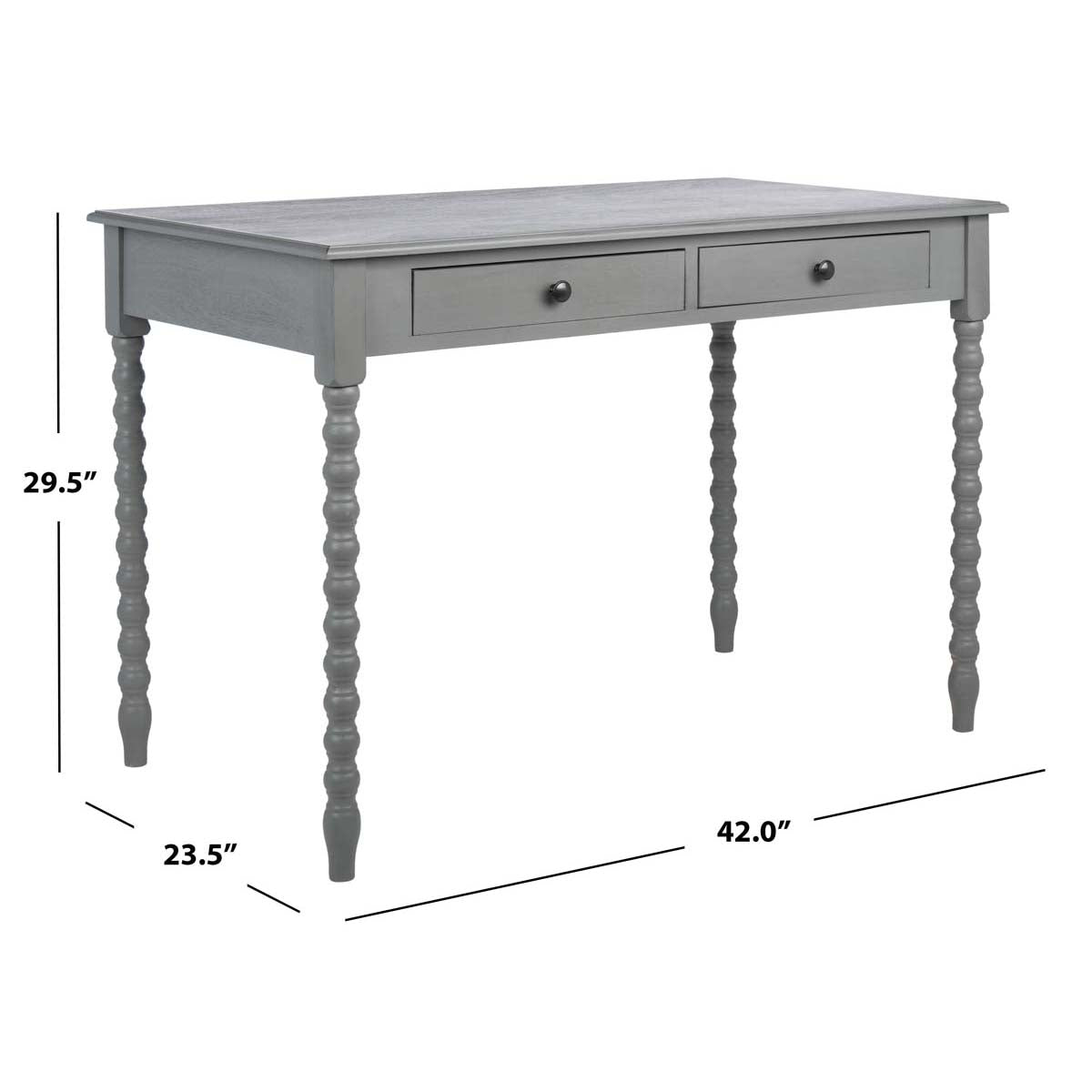 Safavieh O' Mara 2 Drawer Desk , DSK5711 - Distressed Grey