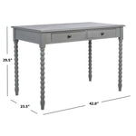 Safavieh O' Mara 2 Drawer Desk , DSK5711 - Distressed Grey