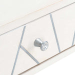 Safavieh Marigold Desk , DSK9001 - White Washed / Silver