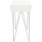 Safavieh Marigold Desk , DSK9001 - White Washed / Silver
