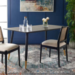 Safavieh Acre Dining Table , DTB5800 - Black / Gold