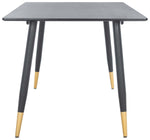 Safavieh Acre Dining Table , DTB5800 - Black / Gold