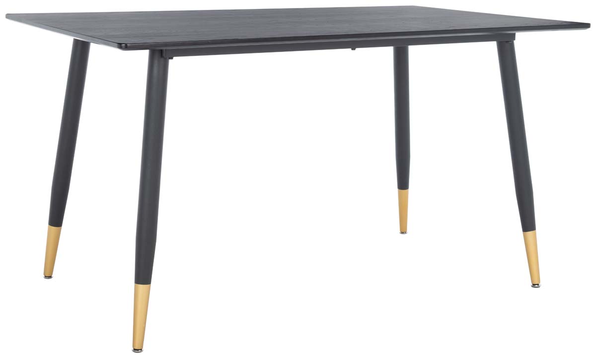 Safavieh Acre Dining Table , DTB5800 - Black / Gold