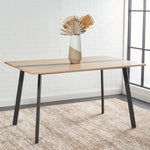 Safavieh Leith Dining Table , DTB5801 - Natural / Black