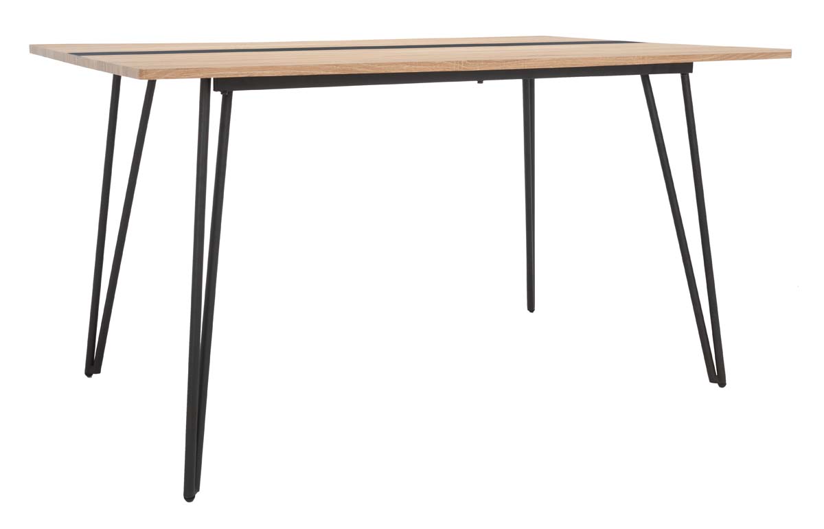 Safavieh Alarick Dining Table , DTB5802 - Natural / Black