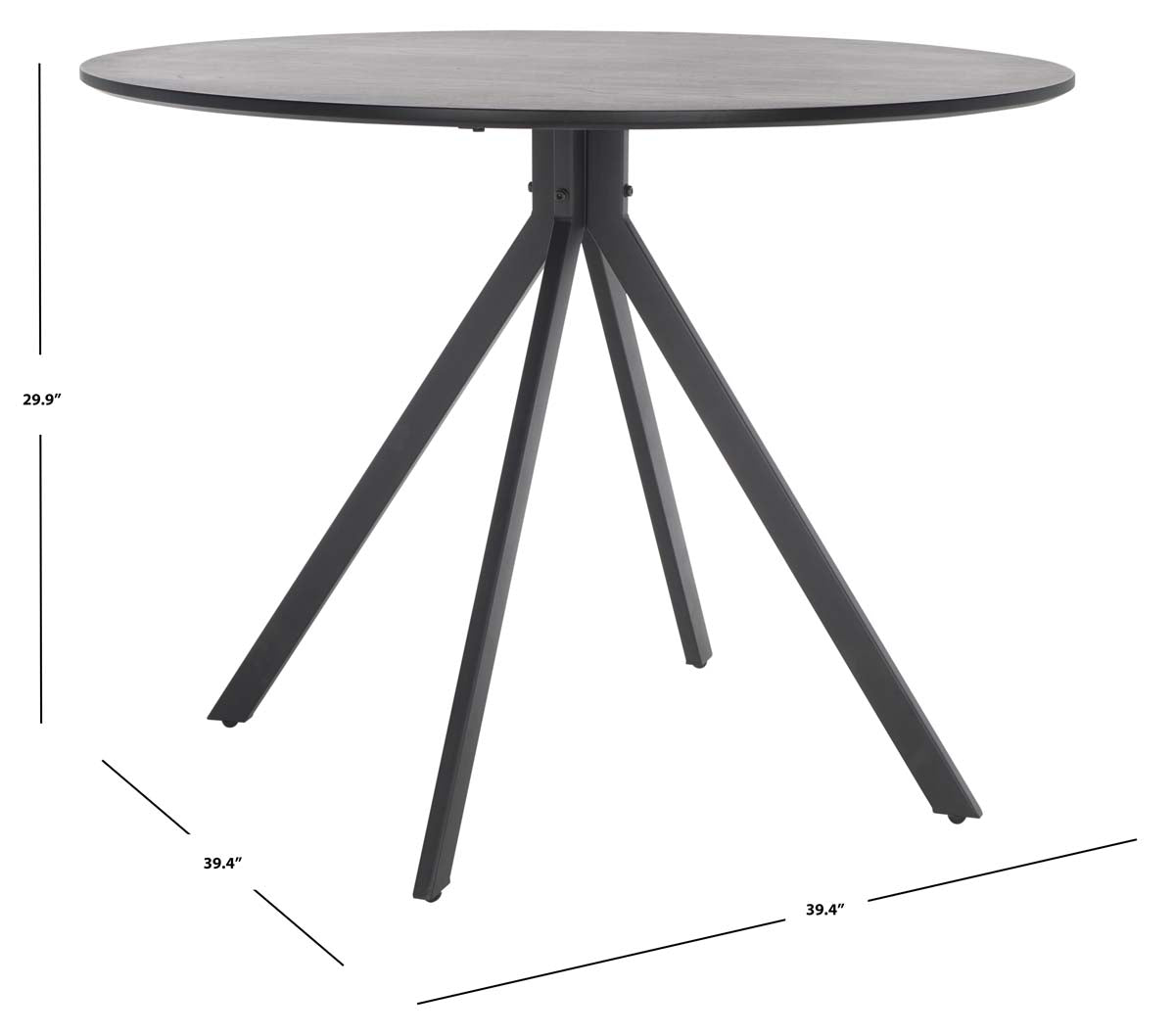 Safavieh Skyden Dining Table , DTB5804 - Black