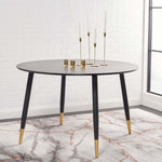 Safavieh Kamala Round Dining Table , DTB5807 - Black / Gold