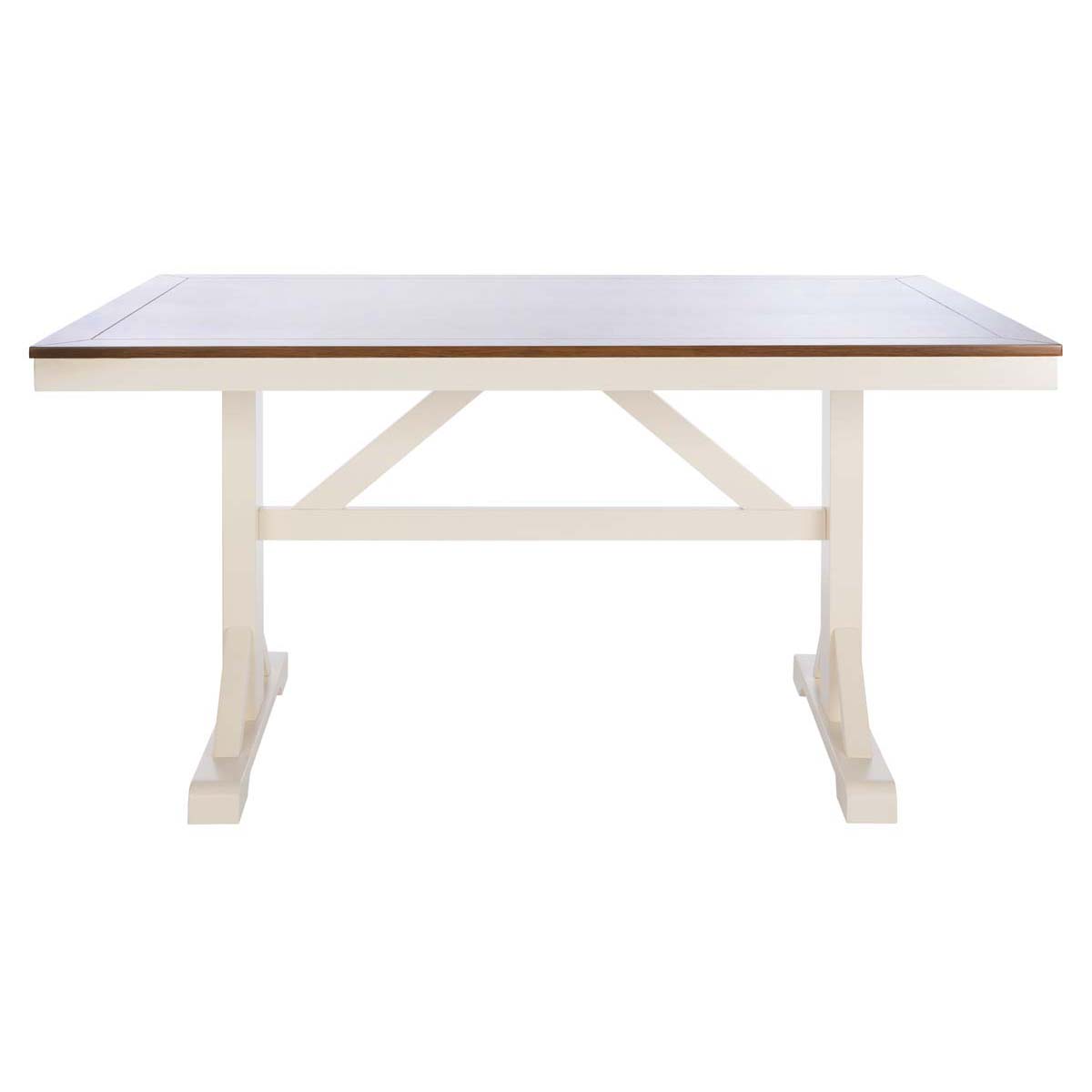 Safavieh Akash Rectangle Dining Table, DTB9210 - White/Natural
