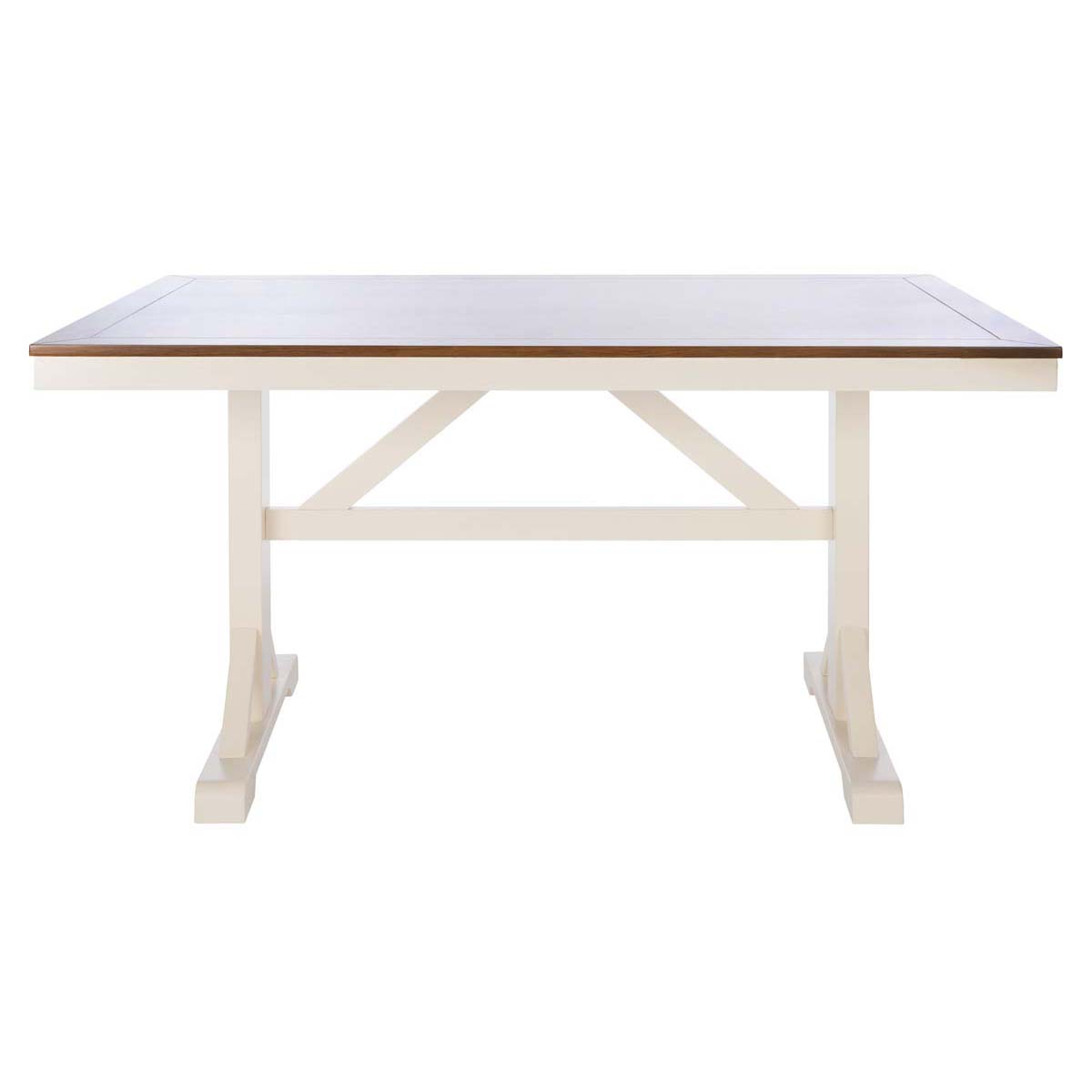 Safavieh Akash Rectangle Dining Table, DTB9210 - White/Natural