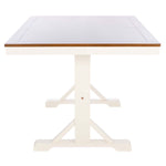 Safavieh Akash Rectangle Dining Table, DTB9210 - White/Natural