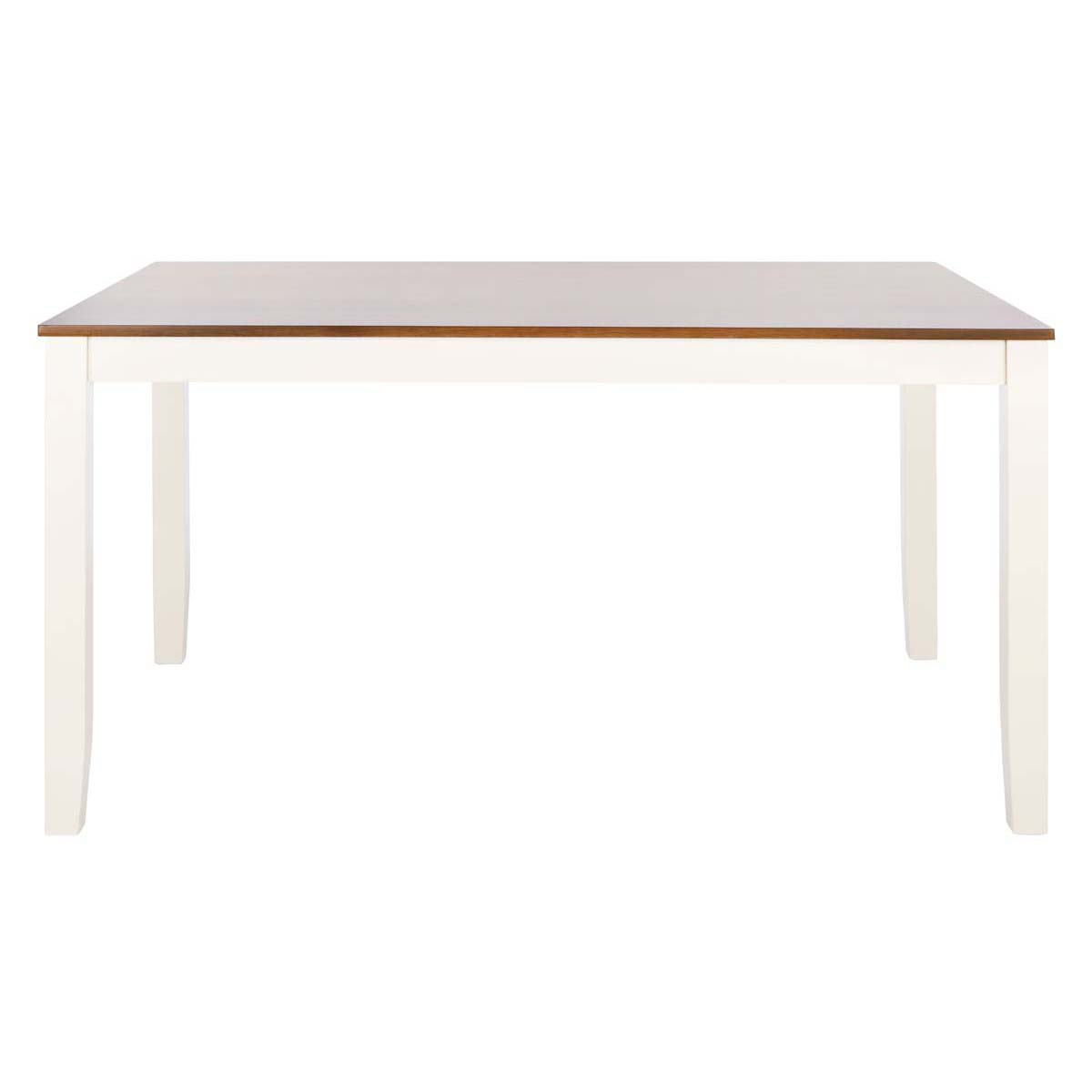 Safavieh Silio Rectangle Dining Table, DTB9213 - White/Natural