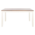 Safavieh Silio Rectangle Dining Table, DTB9213 - White/Natural