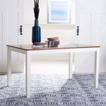 Safavieh Silio Rectangle Dining Table, DTB9213 - White/Natural