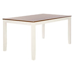 Safavieh Silio Rectangle Dining Table, DTB9213 - White/Natural