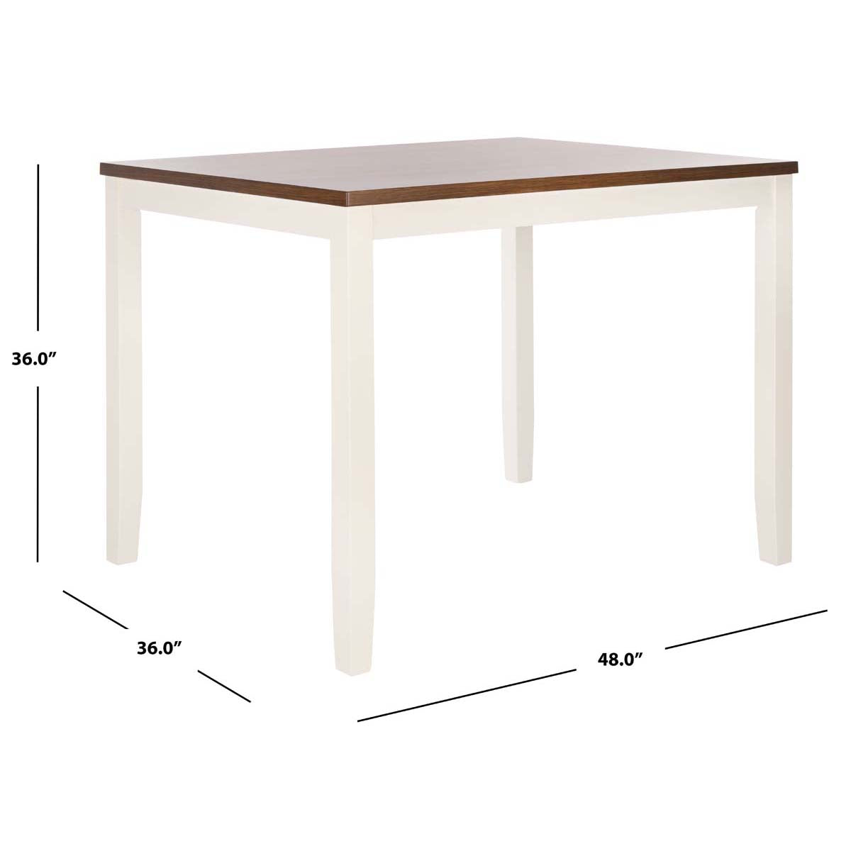 Safavieh Izzy Rectangle Counter Table, DTB9216 - White