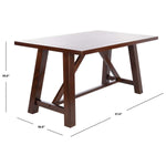 Safavieh Ainslee Rectangle Dining Table, DTB9217 - Brown