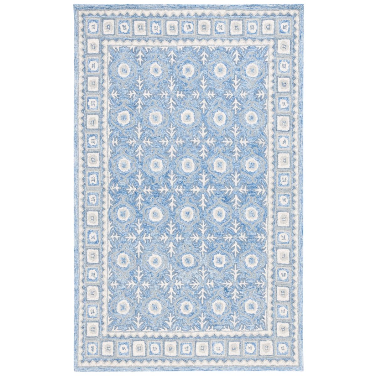 Safavieh Ebony 651 Rug, EBN651 - Blue / Ivory