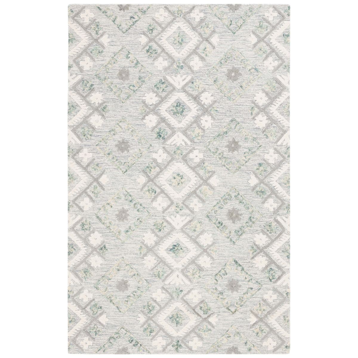 Safavieh Ebony 653 Rug, EBN653 - Ivory / Grey