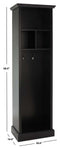 Safavieh Layli 4 Shelf 2 Hook Top Storage Hall Tree , ETG2100 - Black