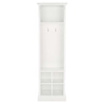 Safavieh Surrey 6 Shelf 2 Hook Bottom Storage Hall Tree , ETG2101 - White