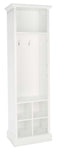 Safavieh Surrey 6 Shelf 2 Hook Bottom Storage Hall Tree , ETG2101 - White